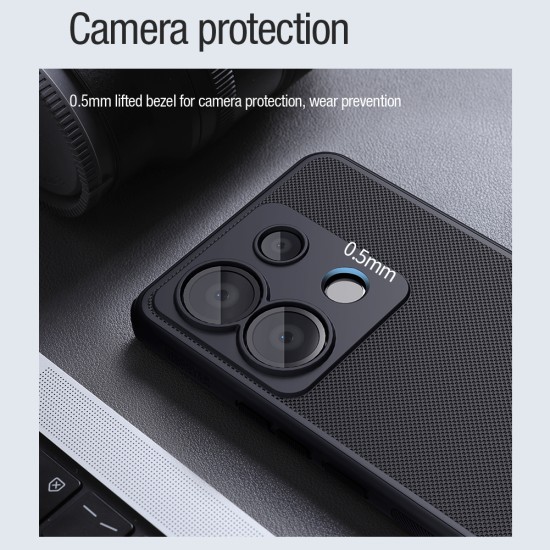 Husa magnetica protectie spate din plastic negru pentru Redmi Note 13 Pro 5G / POCO X6