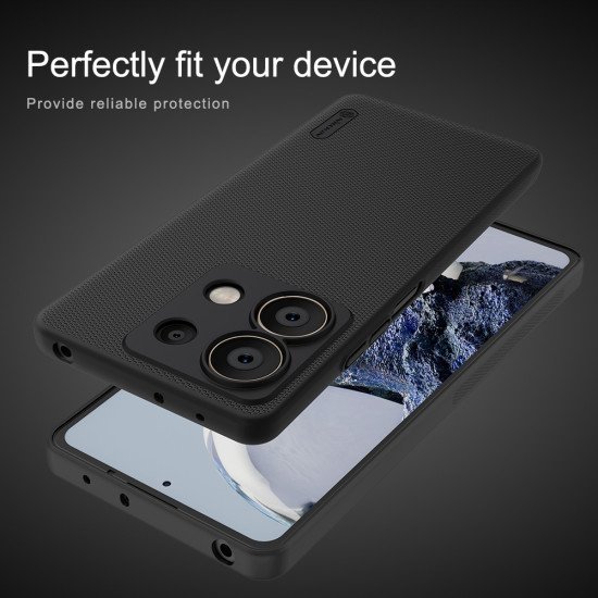 Husa protectie spate din plastic albastru pentru Redmi Note 13 5G