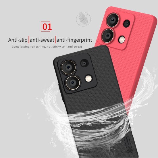 Husa protectie spate din plastic negru pentru Redmi Note 13 5G