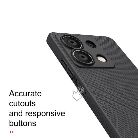 Husa protectie spate din plastic albastru pentru Redmi Note 13 5G