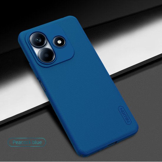 Husa protectie spate din plastic albastră pentru Redmi Note 14 5G Husa protectie spate din plastic albastră pentru Redmi Note 14 5G