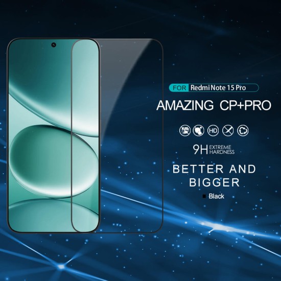 Folie protectie Nillkin CP+Pro din sticla securizata pentru Redmi Note 15 Pro 5G Folie protectie Nillkin CP+Pro din sticla securizata pentru Redmi Note 15 Pro 5G
