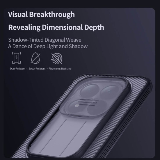 Husa protectie spate si camera foto transparentă neagră pentru Redmi Note 15 Pro 5G
