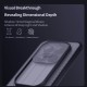 Husa protectie spate si camera foto transparentă neagră pentru Redmi Note 15 Pro 5G