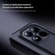 Husa protectie spate si camera foto transparentă neagră pentru Redmi Note 15 Pro 5G