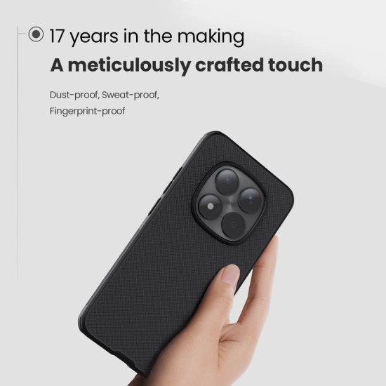 Husa magnetica protectie spate din plastic neagră pentru Redmi Note 15 Pro+ / Poco M8 Pro 5G