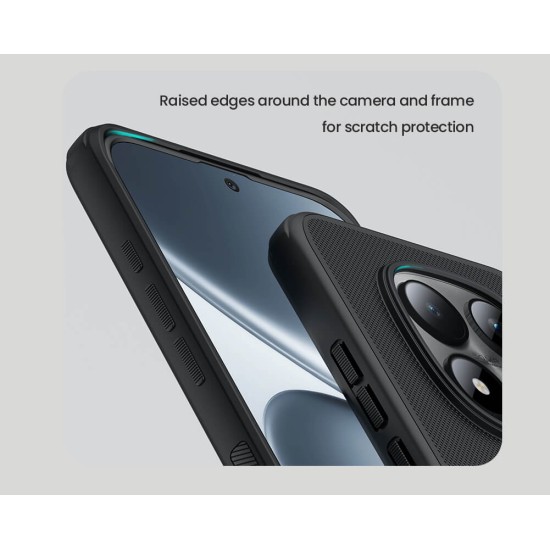 Husa magnetica protectie spate din plastic neagră pentru Redmi Note 15 Pro+ / Poco M8 Pro 5G