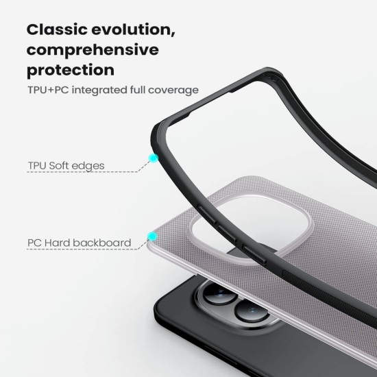 Husa magnetica protectie spate din plastic transparentă neagră pentru Redmi Note 15 Pro 5G Husa magnetica protectie spate din plastic transparentă neagră pentru Redmi Note 15 Pro 5G