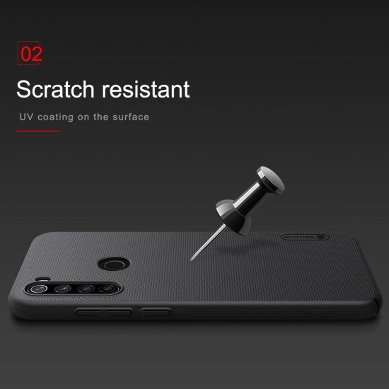 Husa protectie spate din plastic negru pentru Redmi Note 8T