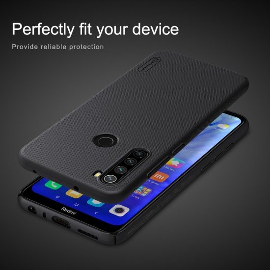 Husa protectie spate din plastic negru pentru Redmi Note 8T