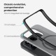 Husa protectie magnetică spate din plastic transparentă neagră pentru Xiaomi 17
