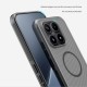 Husa protectie magnetică spate din plastic transparentă neagră pentru Xiaomi 17