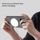 Husa protectie magnetică spate din plastic transparentă neagră pentru Xiaomi 17