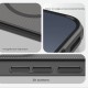 Husa protectie magnetică spate din plastic transparentă neagră pentru Xiaomi 17