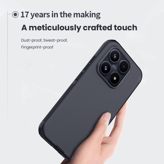 Husa protectie magnetică spate din plastic neagră pentru Xiaomi 17