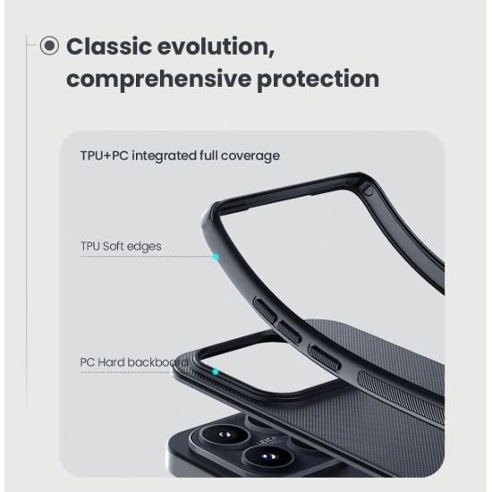 Husa protectie magnetică spate din plastic neagră pentru Xiaomi 17