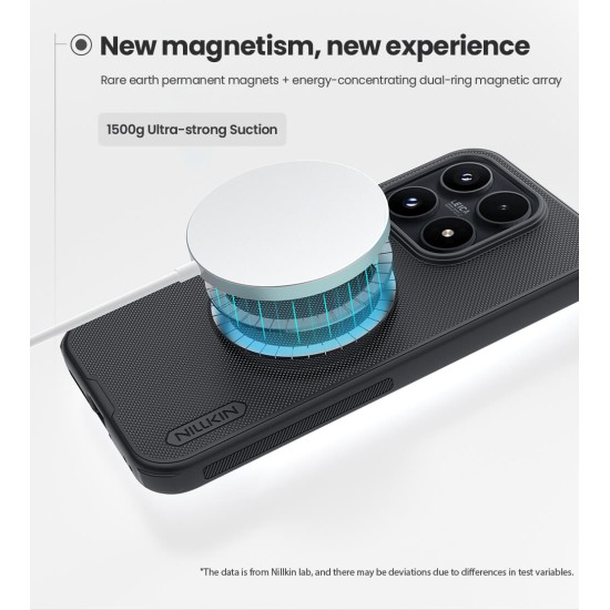 Husa protectie magnetică spate din plastic neagră pentru Xiaomi 17
