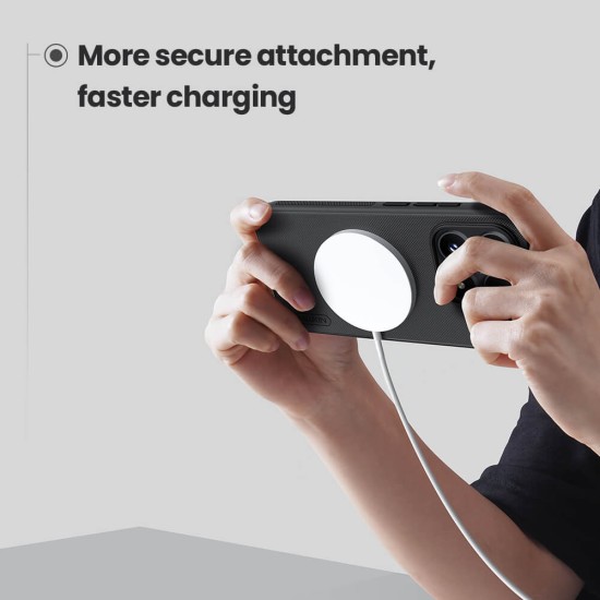 Husa protectie magnetică spate din plastic neagră pentru Xiaomi 17