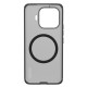 Husa protectie magnetică spate din plastic transparentă neagră pentru Xiaomi 17T Pro Husa protectie magnetică spate din plastic transparentă neagră pentru Xiaomi 17T Pro