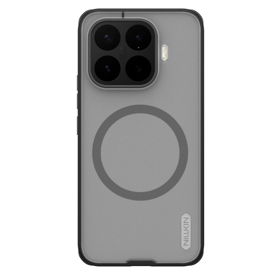 Husa protectie magnetică spate din plastic transparentă neagră pentru Xiaomi 17T Pro Husa protectie magnetică spate din plastic transparentă neagră pentru Xiaomi 17T Pro