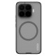 Husa protectie magnetică spate din plastic transparentă neagră pentru Xiaomi 17T Pro Husa protectie magnetică spate din plastic transparentă neagră pentru Xiaomi 17T Pro