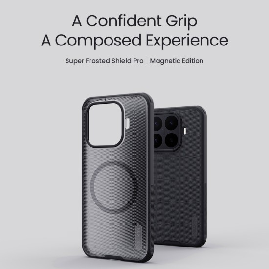 Husa protectie magnetică spate din plastic neagră pentru Xiaomi 17T Husa protectie magnetică spate din plastic neagră pentru Xiaomi 17T