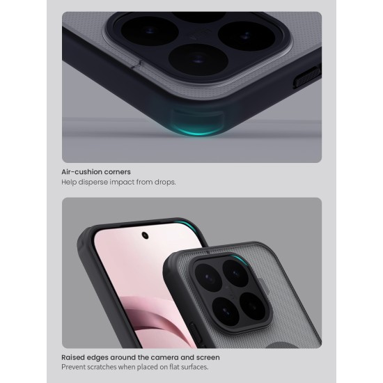 Husa protectie magnetică spate din plastic neagră pentru Xiaomi 17T Husa protectie magnetică spate din plastic neagră pentru Xiaomi 17T