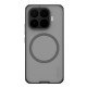 Husa protectie magnetică spate din plastic transparentă neagră pentru Xiaomi 17T Husa protectie magnetică spate din plastic transparentă neagră pentru Xiaomi 17T