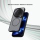 Xiaomi 17 Ultra husă magnetică CamShield Prop cu spate rigid și protecție pentru cameră, negru transparent