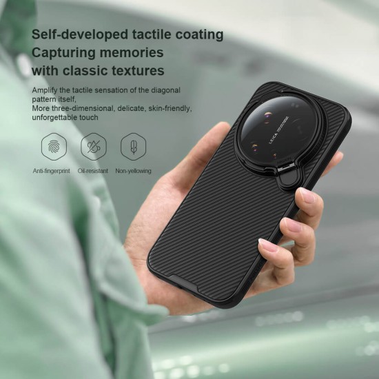 Xiaomi 17 Ultra husă magnetică CamShield Prop cu spate rigid și protecție pentru cameră, negru transparent