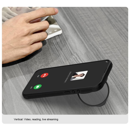 Xiaomi 17 Ultra husă magnetică CamShield Prop cu spate rigid și protecție pentru cameră, negru transparent