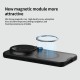 Xiaomi 17 Ultra husă magnetică CamShield Prop cu spate rigid și protecție pentru cameră, negru transparent