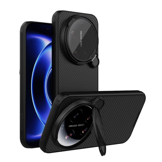 Xiaomi 17 Ultra husă magnetică CamShield Prop cu spate rigid și protecție pentru cameră, negru Xiaomi 17 Ultra husă magnetică CamShield Prop cu spate rigid și protecție pentru cameră, negru
