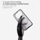 Husa protectie magnetică spate din plastic transparentă neagră pentru Xiaomi 17 Ultra