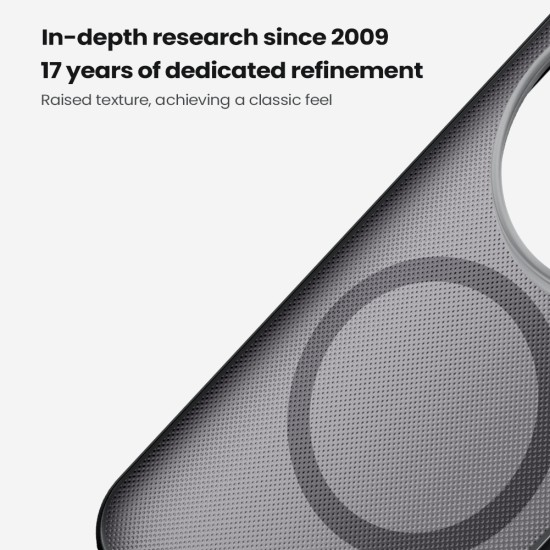 Husa protectie magnetică spate din plastic transparentă neagră pentru Xiaomi 17 Ultra