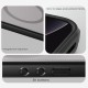 Husa protectie magnetică spate din plastic transparentă neagră pentru Xiaomi 17 Ultra