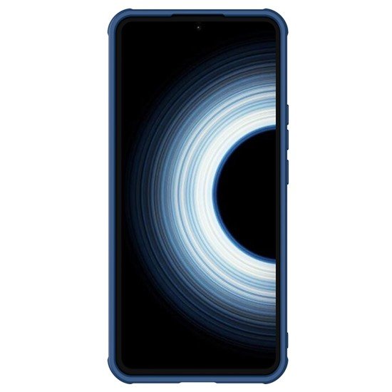 Husa din piele Nillkin CamShield albastru pentru Xiaomi 12T