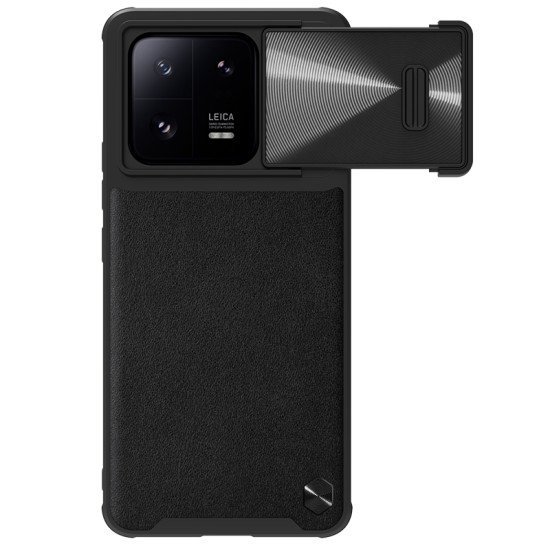 Husa din piele Nillkin CamShield negru pentru Xiaomi 13 Pro