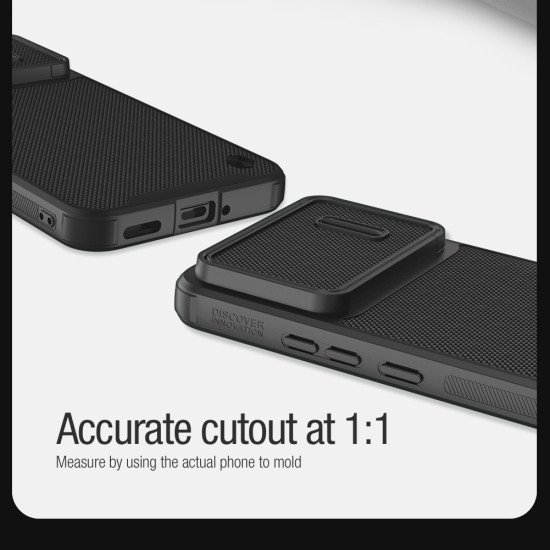 Husa texturată protectie spate si camera foto pentru Xiaomi 13 negru