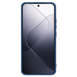 Husa magnetica de protecție spate și pentru camera foto albastră pentru pentru Xiaomi 14 Pro Husa magnetica de protecție spate și pentru camera foto albastră pentru pentru Xiaomi 14 Pro