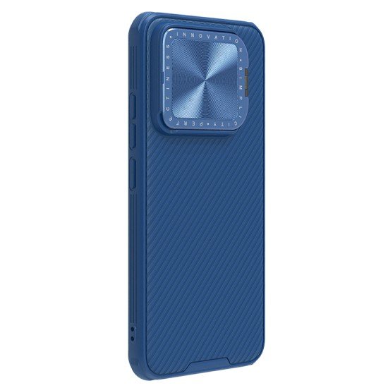 Husa magnetica protectie spate si camera foto albastru pentru Xiaomi 14 Pro
