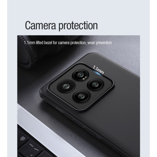 Husa protectie magnetică spate din plastic verde pentru Xiaomi 14 Pro