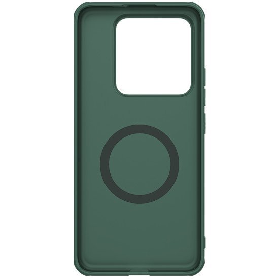 Husa protectie magnetică spate din plastic verde pentru Xiaomi 14 Pro