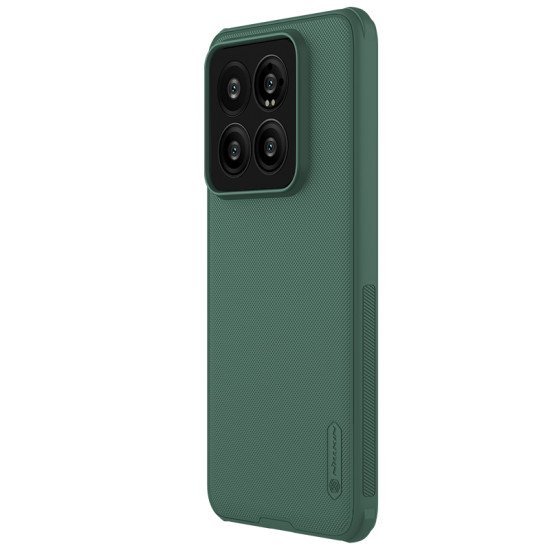 Husa protectie magnetică spate din plastic verde pentru Xiaomi 14 Pro