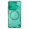 Husa magnetica transparentă protectie spate si camera foto verde pentru Xiaomi 15
