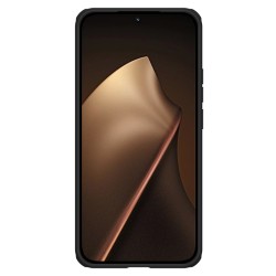 Husa protectie magnetică spate din plastic transparentă neagră pentru Xiaomi 15T Husa protectie magnetică spate din plastic transparentă neagră pentru Xiaomi 15T